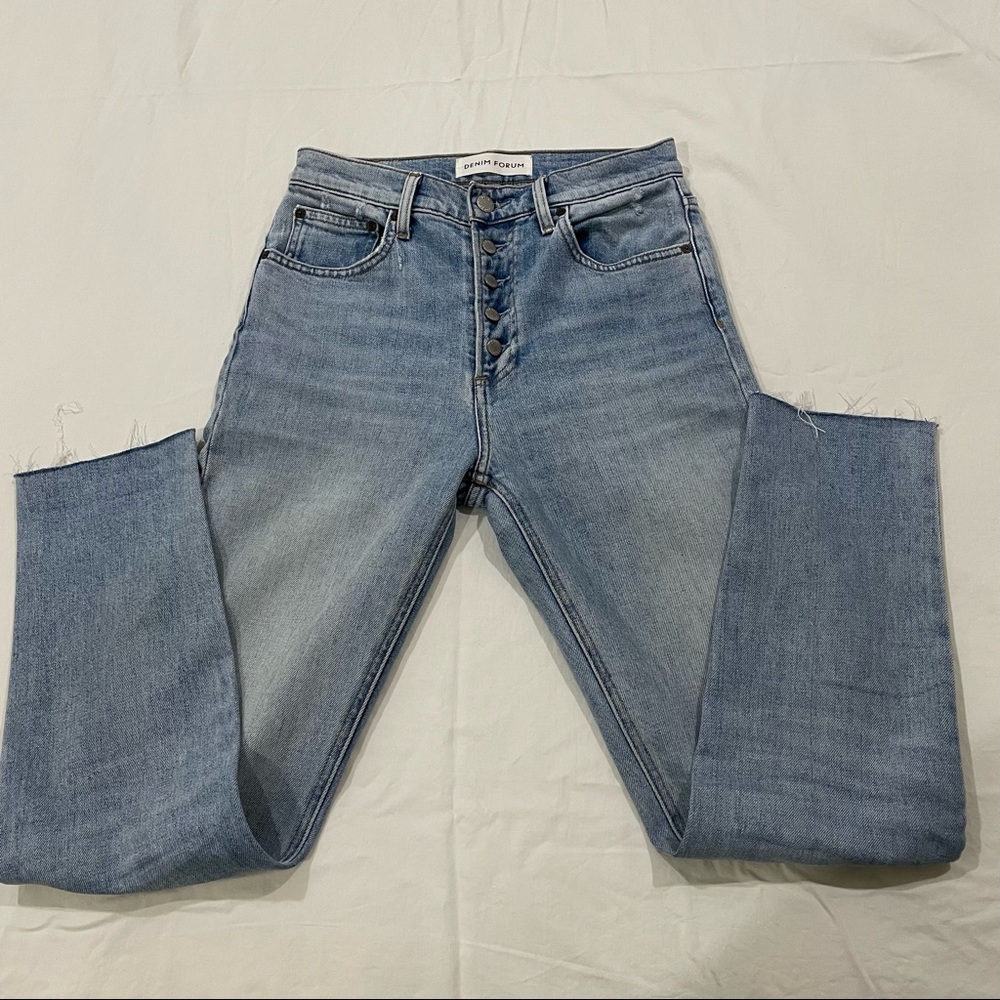 【Artrizia】Denim Forum High Rise Slim Jeans - Picture 2 of 7